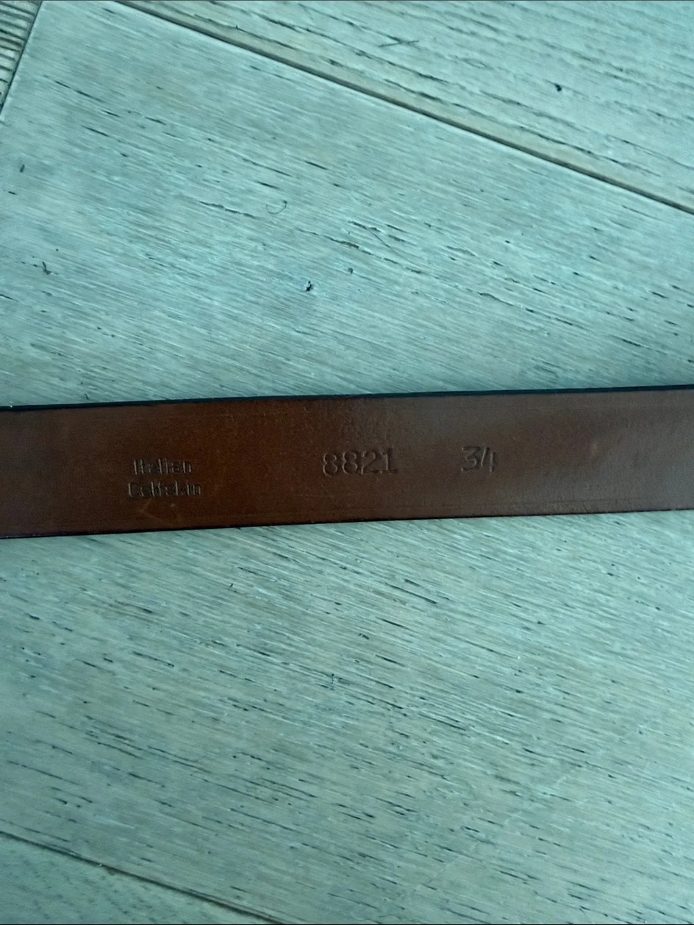 VNT Johnston & Murphy Black Leather Belt with Silver Buckle